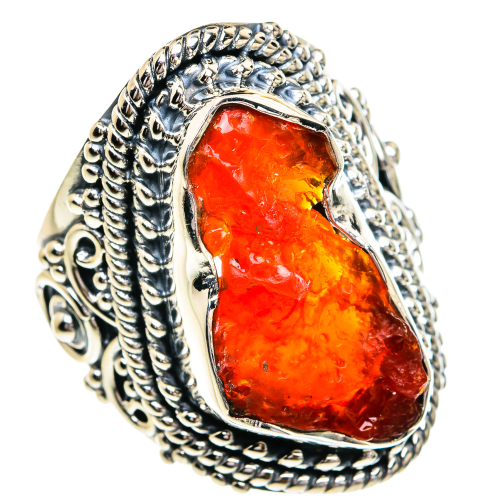 Garnet Rings handcrafted by Anasilvercos - RING79153