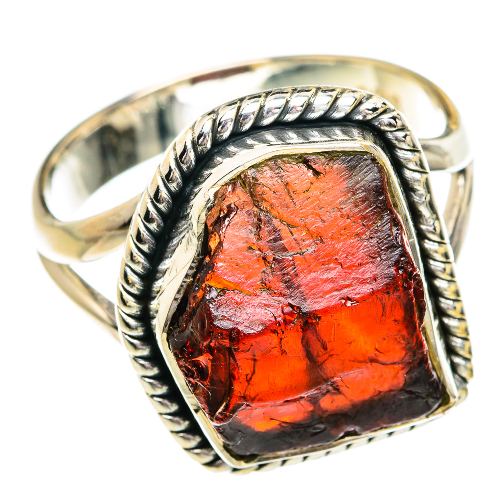 Garnet Rings handcrafted by Anasilvercos - RING79157
