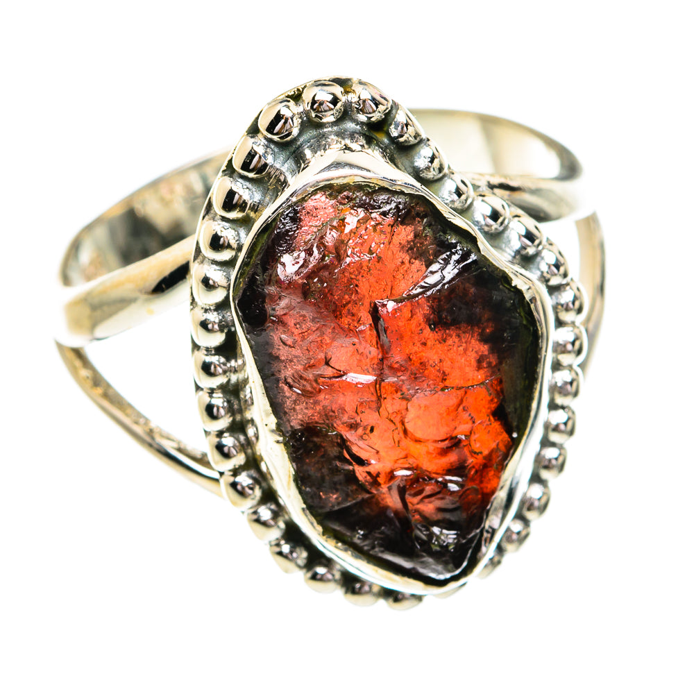 Garnet Rings handcrafted by Anasilvercos - RING79158