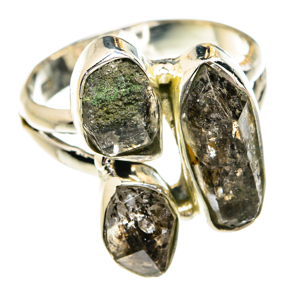 Herkimer Diamond Rings handcrafted by Anasilvercos - RING79161
