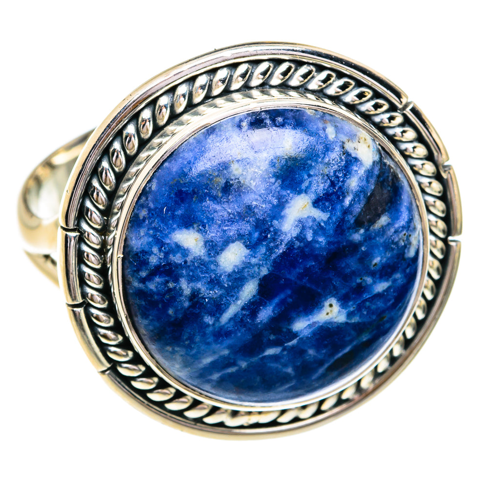 Sodalite Rings handcrafted by Anasilvercos - RING79173