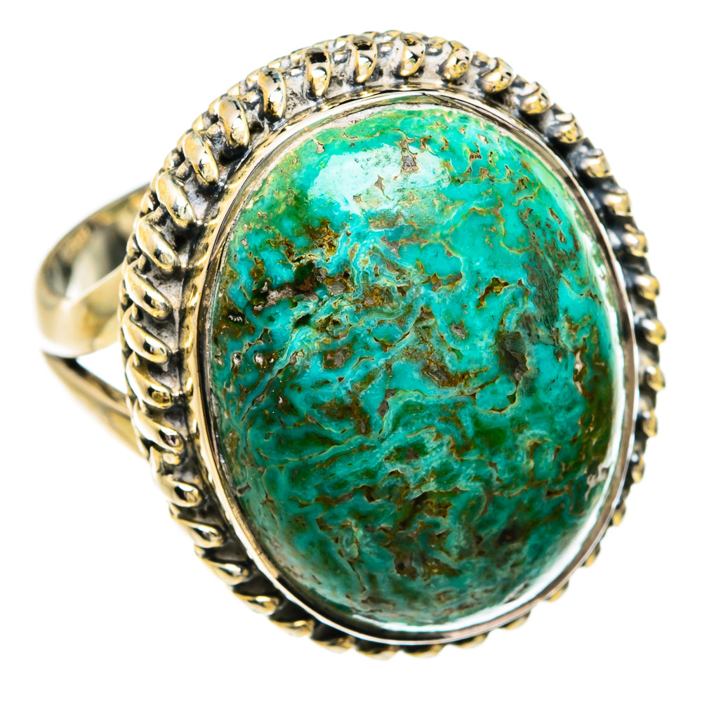 Tibetan Turquoise Rings handcrafted by Anasilvercos - RING79176