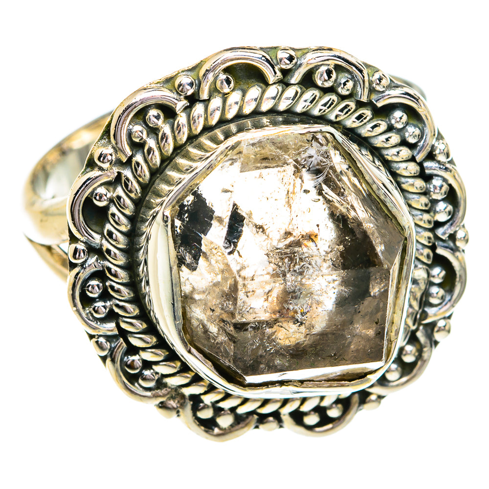 Herkimer Diamond Rings handcrafted by Anasilvercos - RING79193