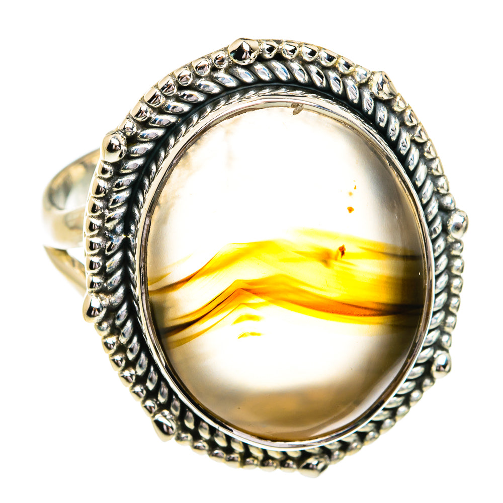Montana Agate Rings handcrafted by Anasilvercos - RING79210