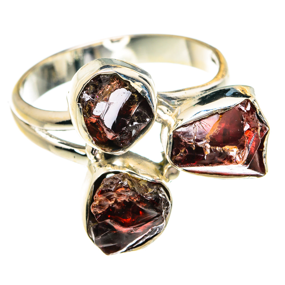 Garnet Rings handcrafted by Anasilvercos - RING79218