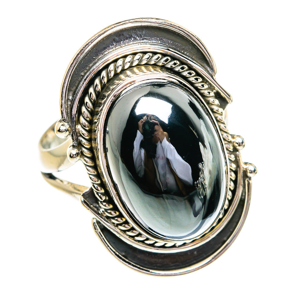 Hematite Rings handcrafted by Anasilvercos - RING79227