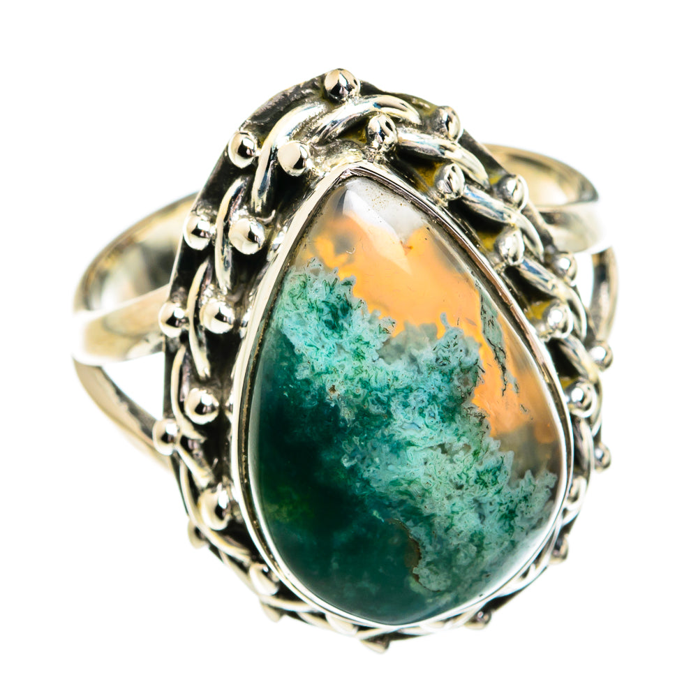 Ocean Jasper Rings handcrafted by Anasilvercos - RING79235