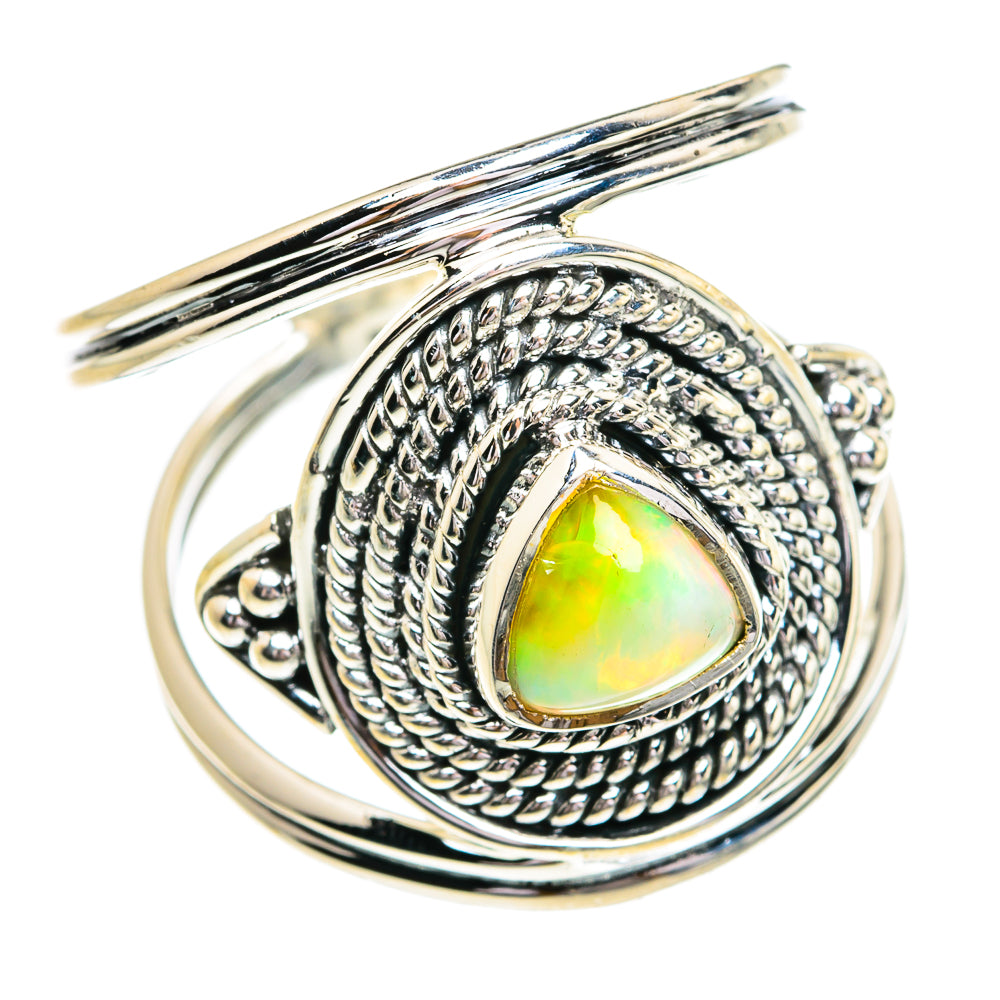 Ethiopian Opal Rings handcrafted by Anasilvercos - RING79255