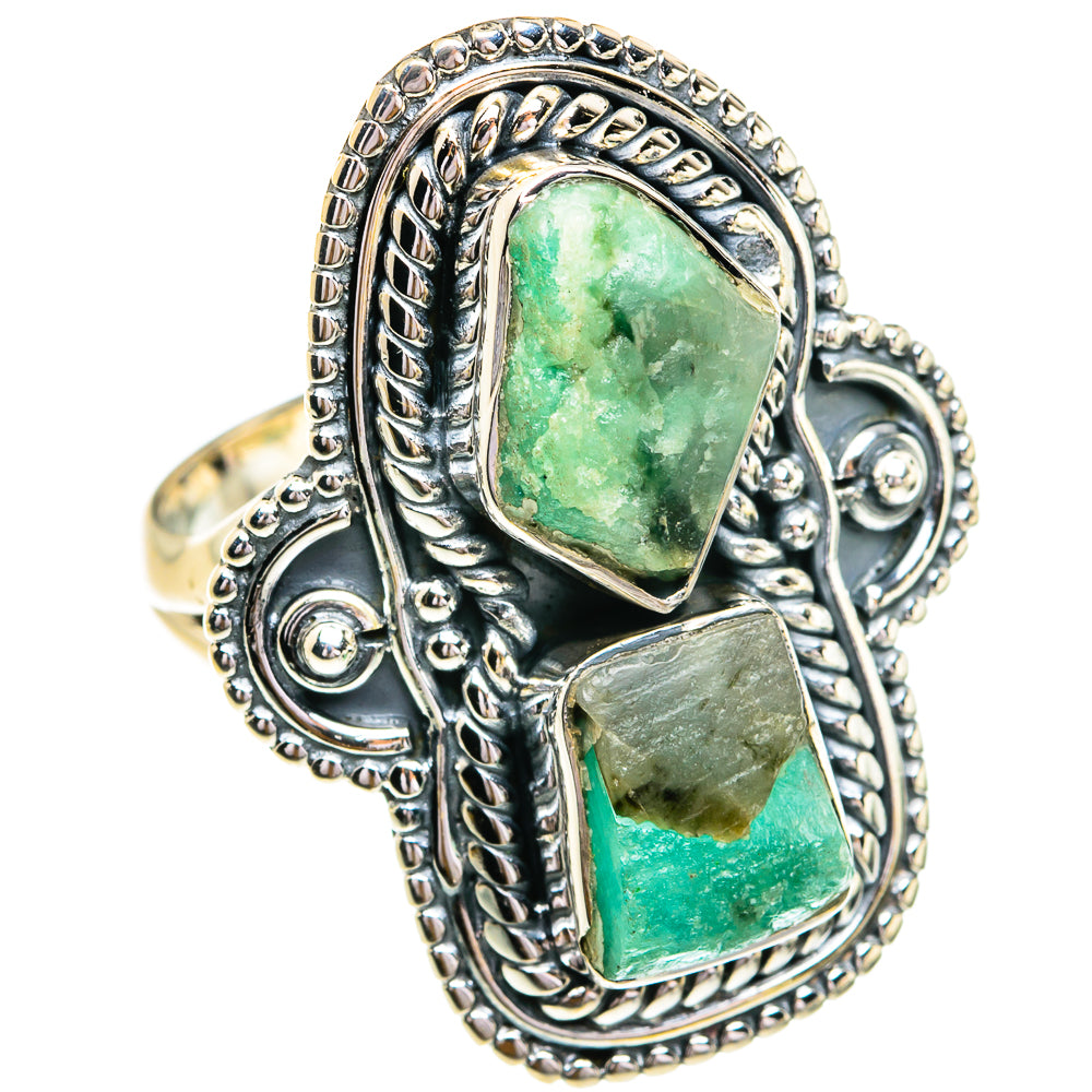 Chrysoprase Rings handcrafted by Anasilvercos - RING79267