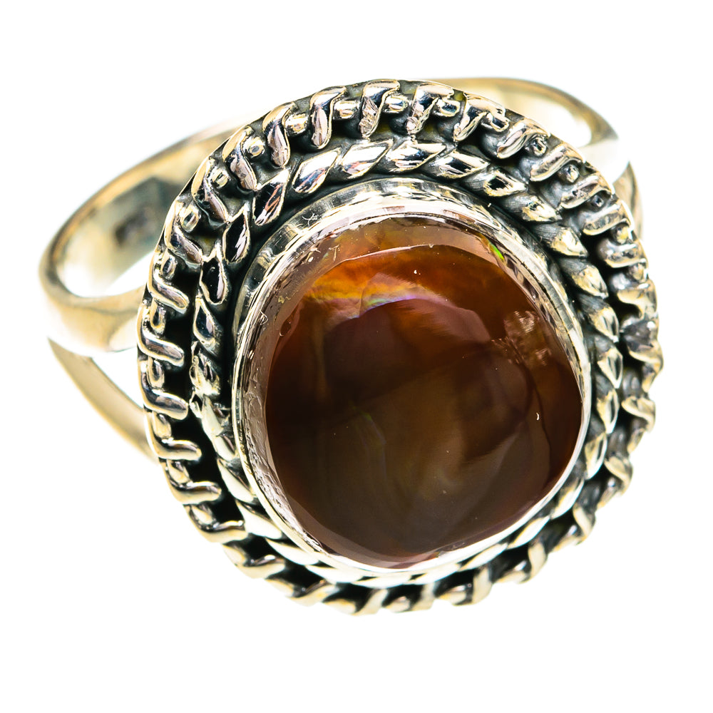Mexican Fire Agate Rings handcrafted by Anasilvercos - RING79270