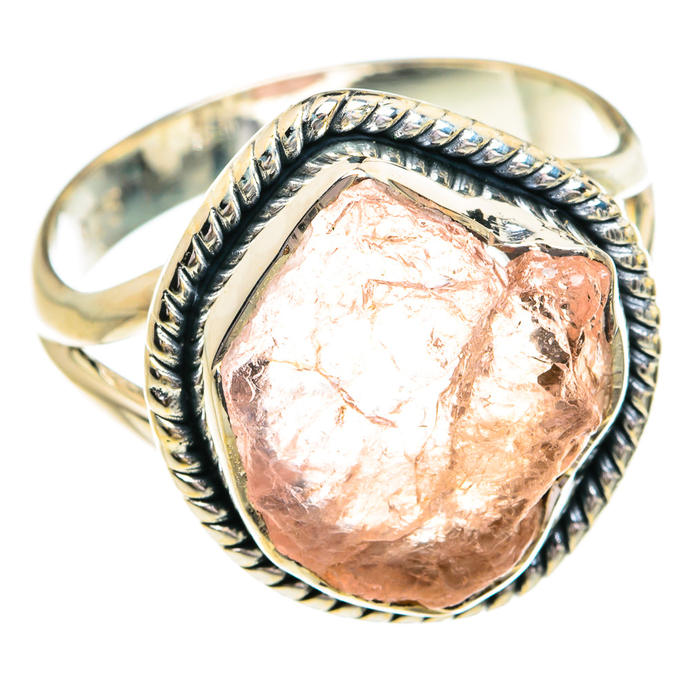 Rose Quartz Rings handcrafted by Anasilvercos - RING79271