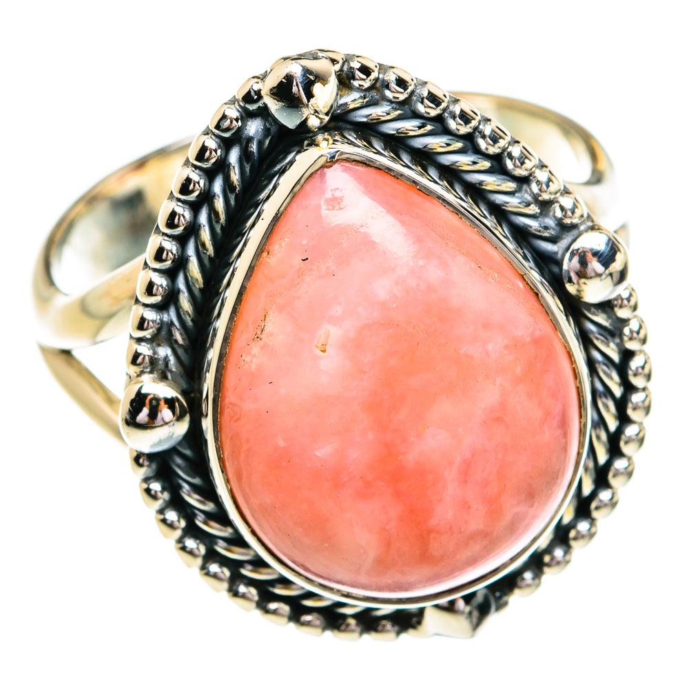 Pink Opal Rings handcrafted by Anasilvercos - RING79273