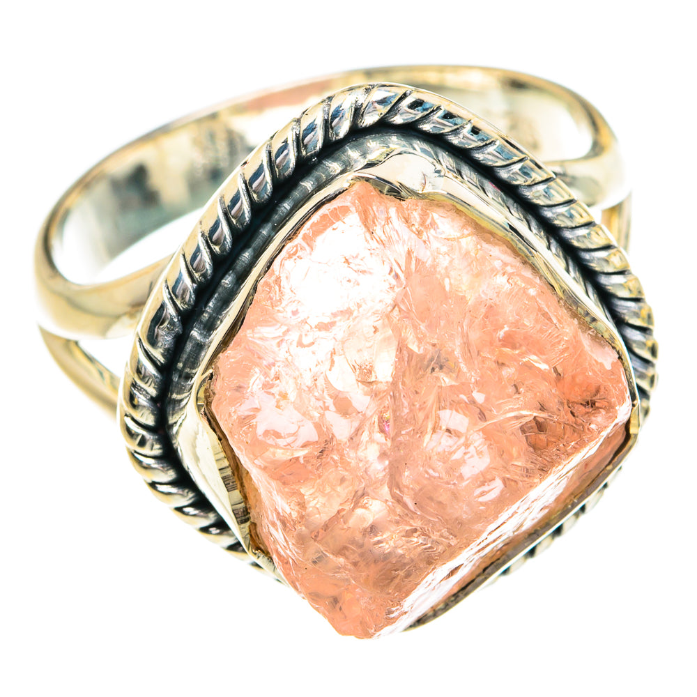 Rose Quartz Rings handcrafted by Anasilvercos - RING79297