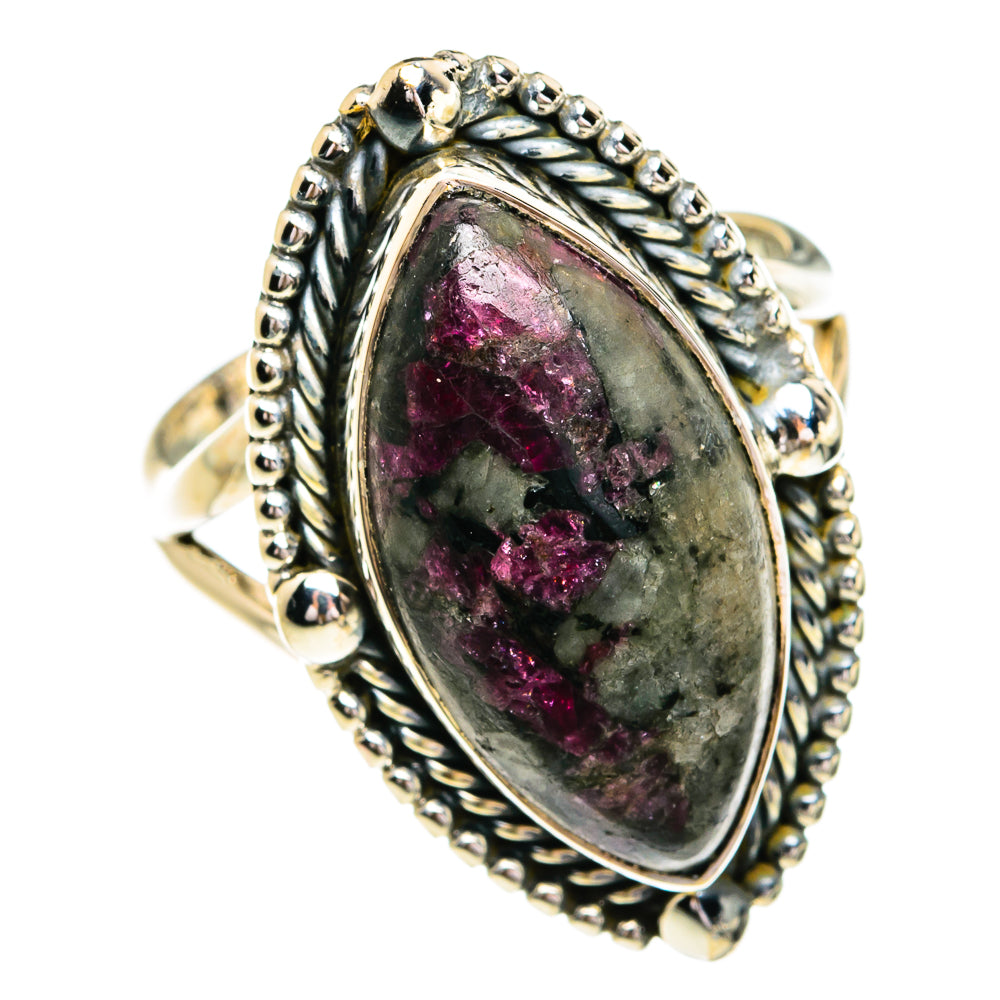 Russian Eudialyte Rings handcrafted by Anasilvercos - RING79300
