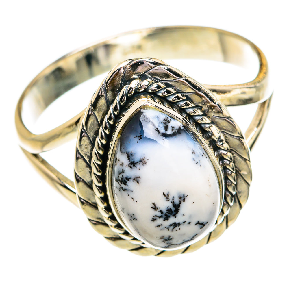 Dendritic Opal Rings handcrafted by Anasilvercos - RING79306