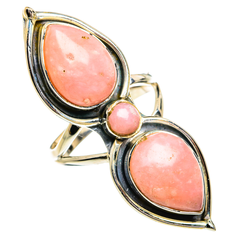 Pink Opal Rings handcrafted by Anasilvercos - RING79324