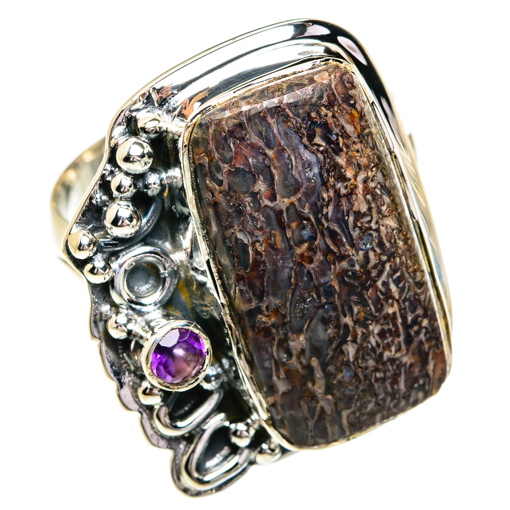 Dinosaur Bone Rings handcrafted by Anasilvercos - RING79347