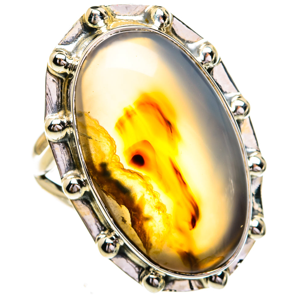 Montana Agate Rings handcrafted by Anasilvercos - RING79348