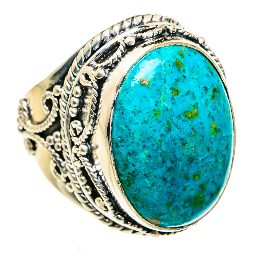 Chrysocolla Rings handcrafted by Anasilvercos - RING79372