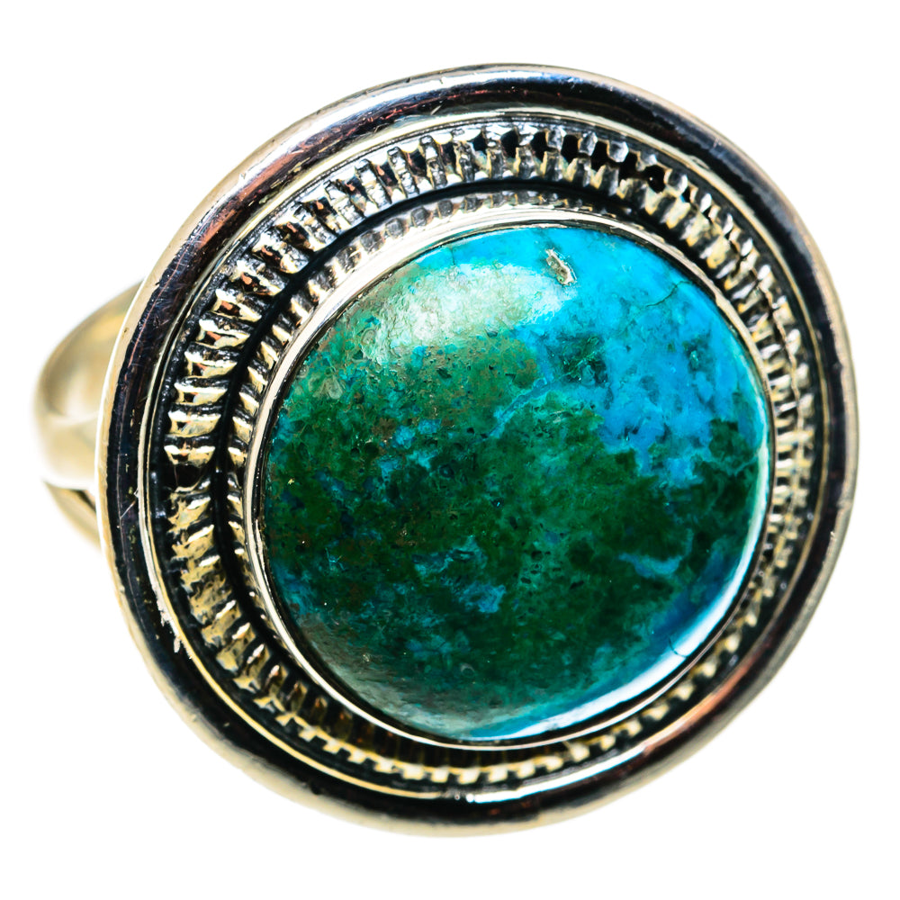Chrysocolla Rings handcrafted by Anasilvercos - RING79381