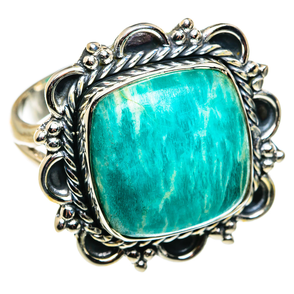 Amazonite Rings handcrafted by Anasilvercos - RING79382