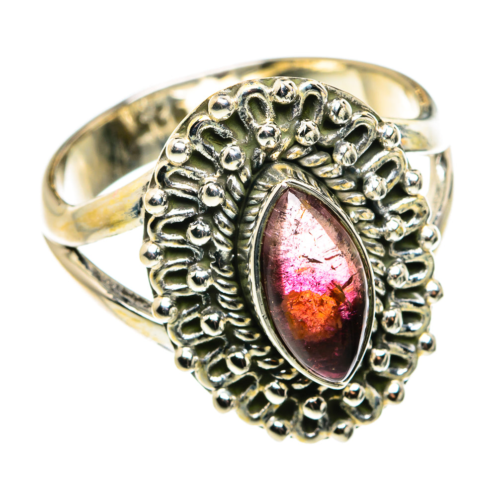 Pink Tourmaline Rings handcrafted by Anasilvercos - RING79423
