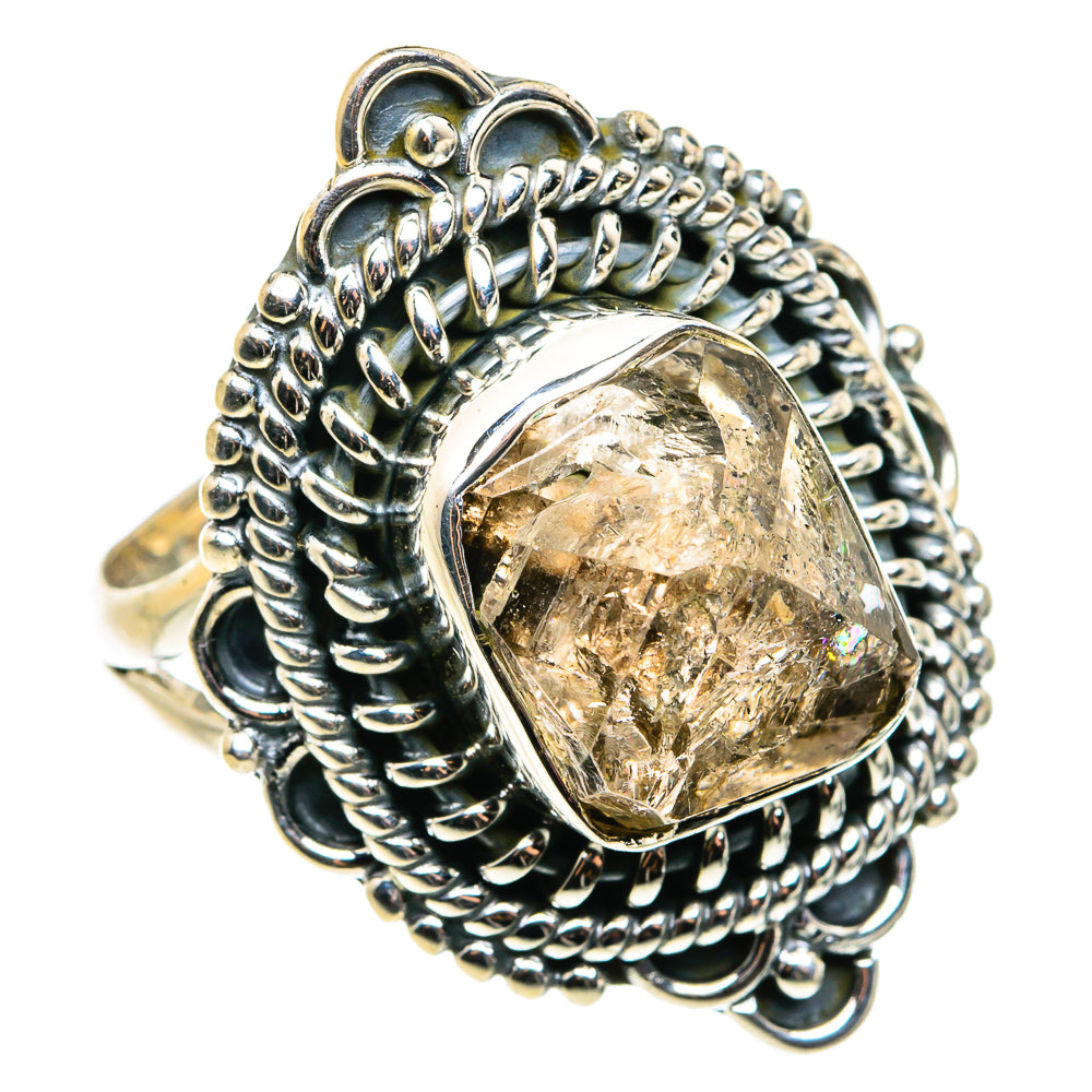 Herkimer Diamond Rings handcrafted by Anasilvercos - RING79435