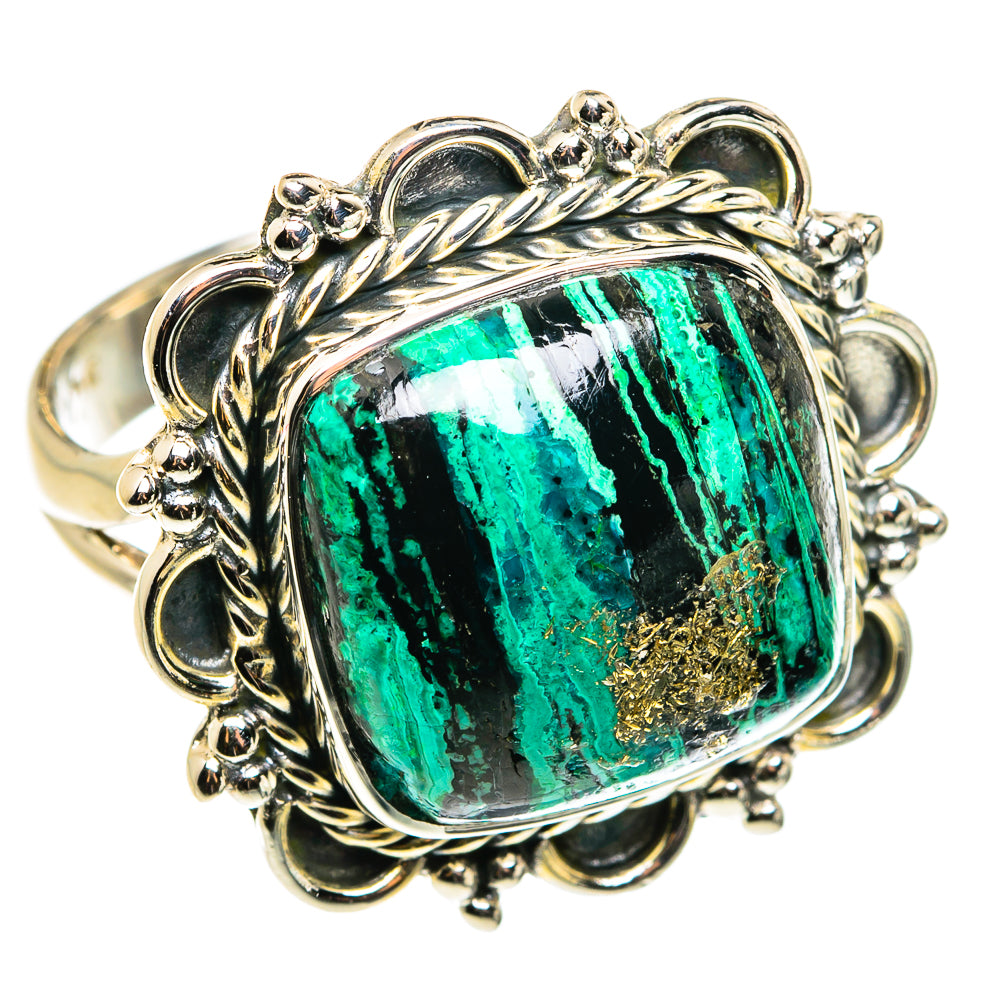 Chrysocolla Rings handcrafted by Anasilvercos - RING79449