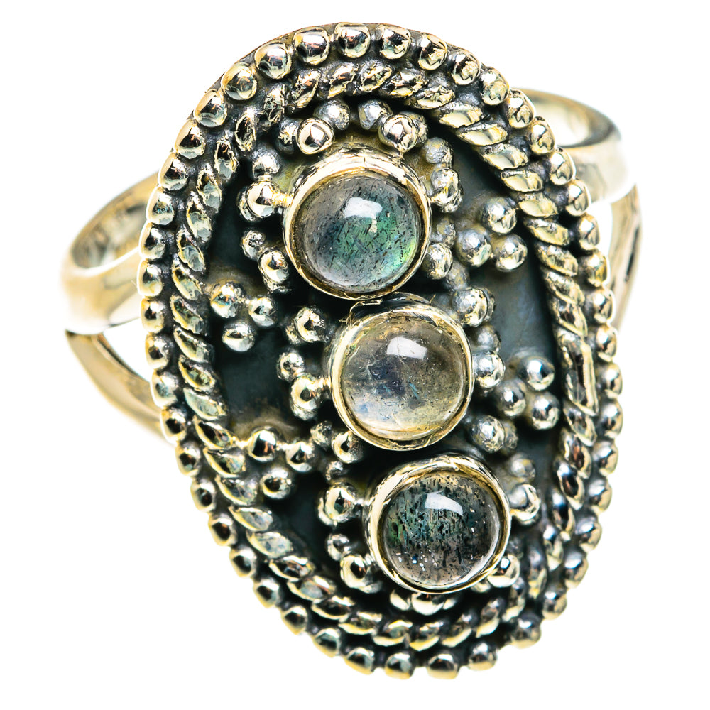 Labradorite Rings handcrafted by Anasilvercos - RING79450