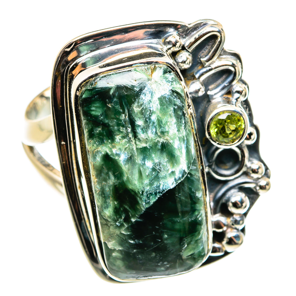 Seraphinite Rings handcrafted by Anasilvercos - RING79451