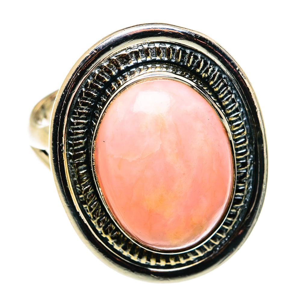 Pink Opal Rings handcrafted by Anasilvercos - RING79461