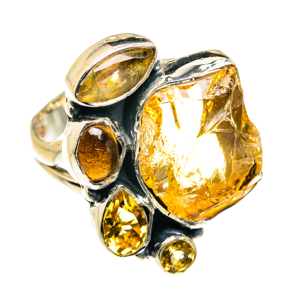 Citrine Rings handcrafted by Anasilvercos - RING79490