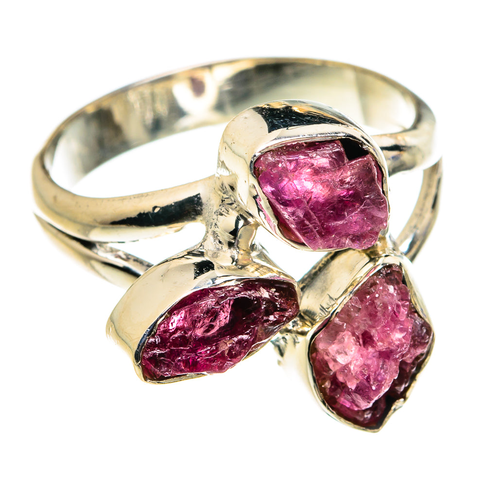 Pink Tourmaline Rings handcrafted by Anasilvercos - RING79491