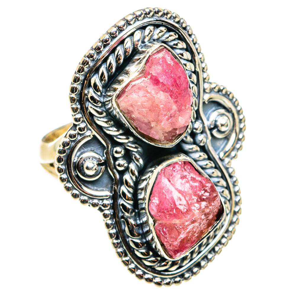 Pink Tourmaline Rings handcrafted by Anasilvercos - RING79493