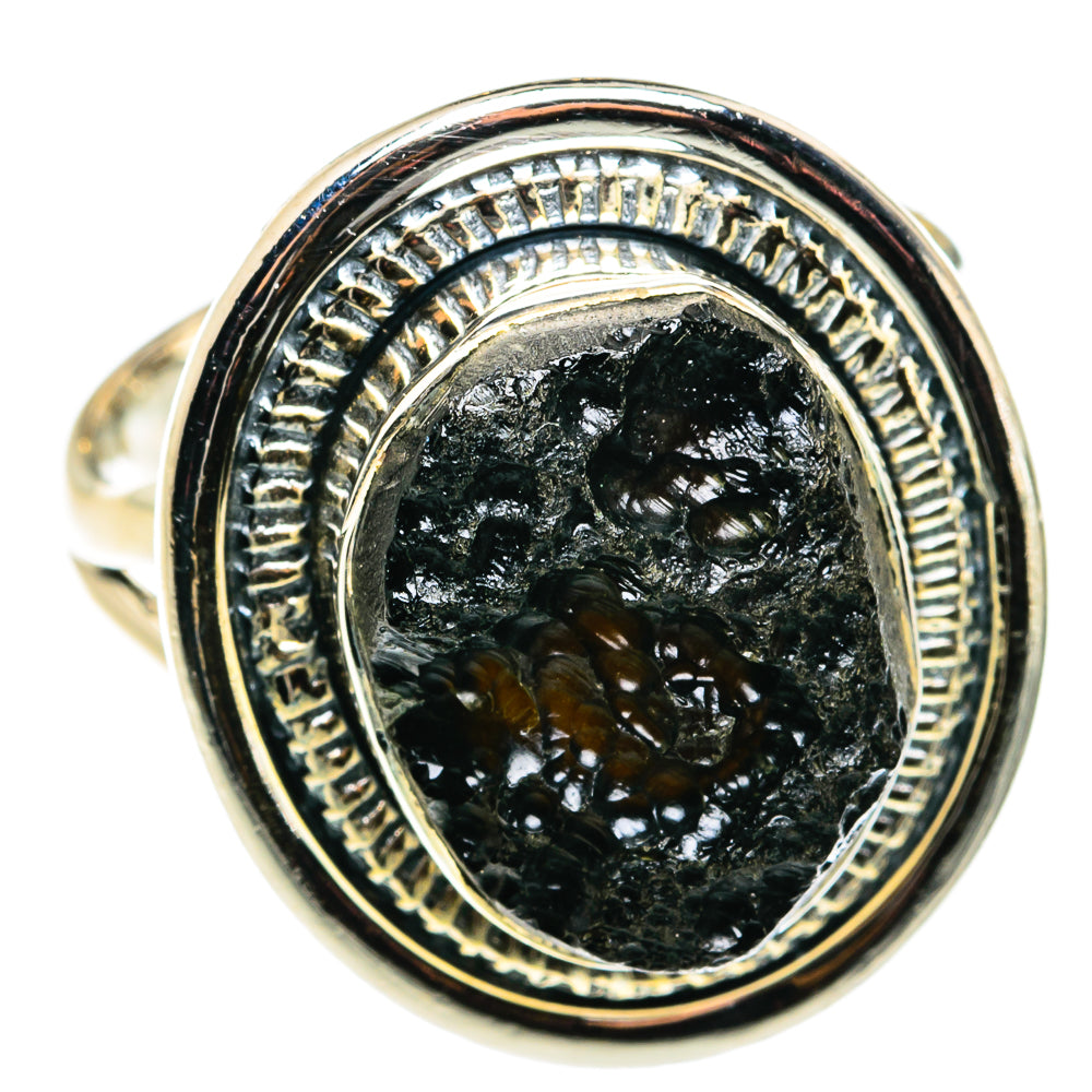 Tektite Rings handcrafted by Anasilvercos - RING79500 - Photo 2
