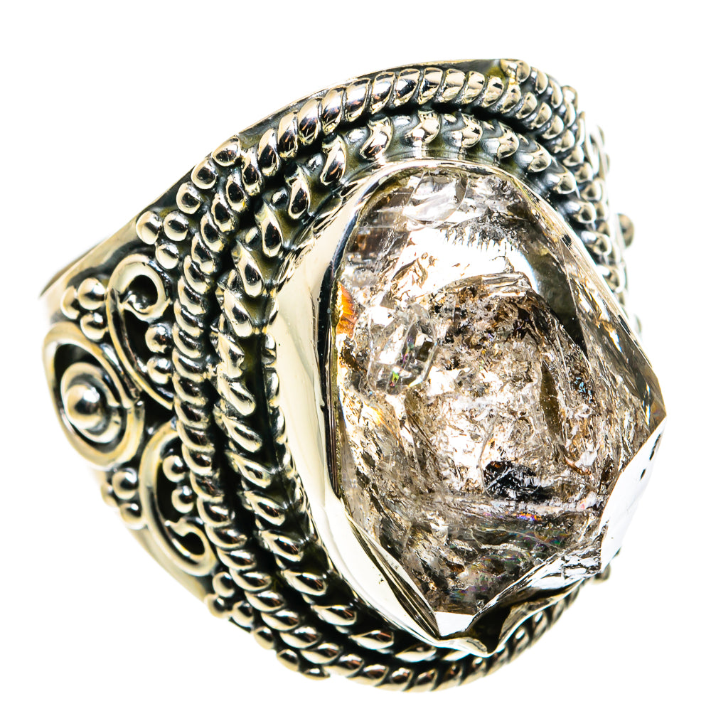 Herkimer Diamond Rings handcrafted by Anasilvercos - RING79530