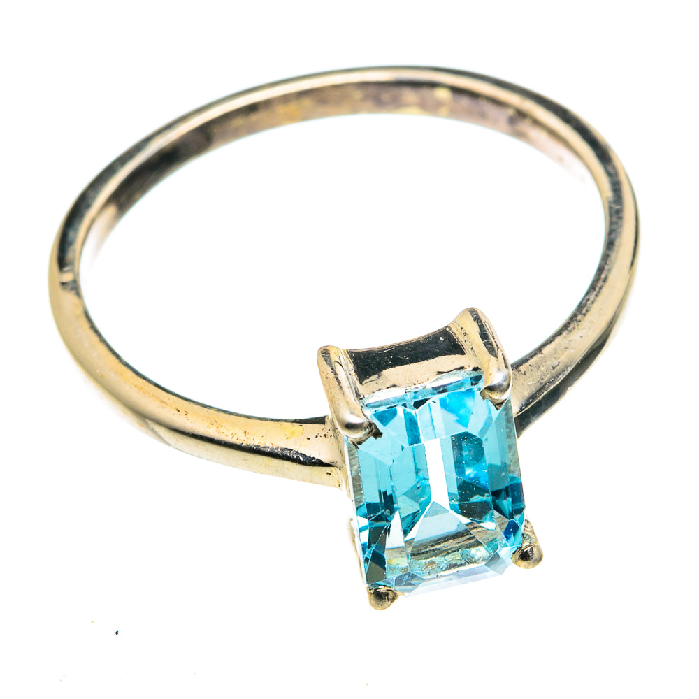 Blue Topaz Rings handcrafted by Anasilvercos - RING79535