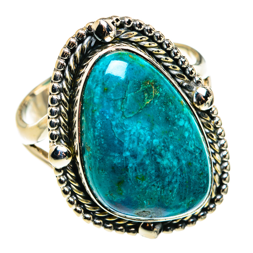 Chrysocolla Rings handcrafted by Anasilvercos - RING79536