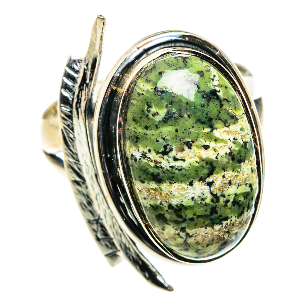 Lizard Jasper Rings handcrafted by Anasilvercos - RING79542