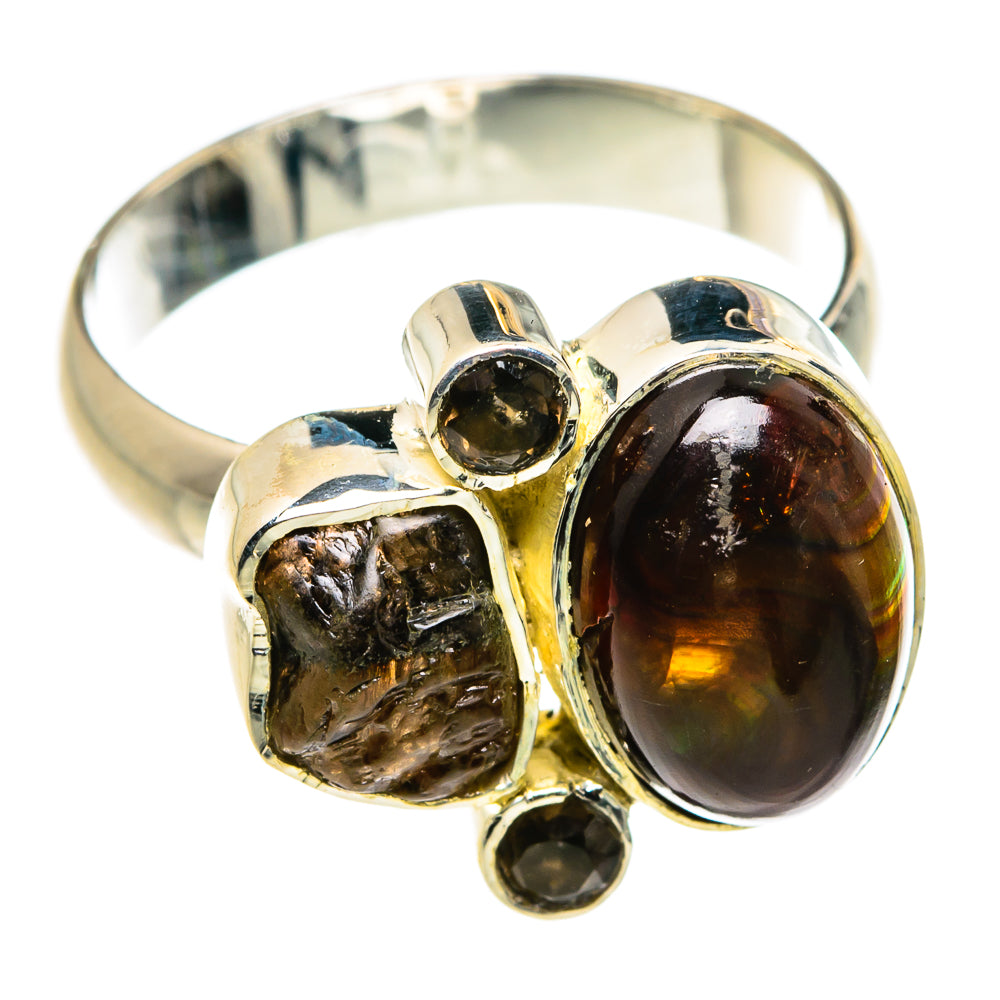 Mexican Fire Agate Rings handcrafted by Anasilvercos - RING79545