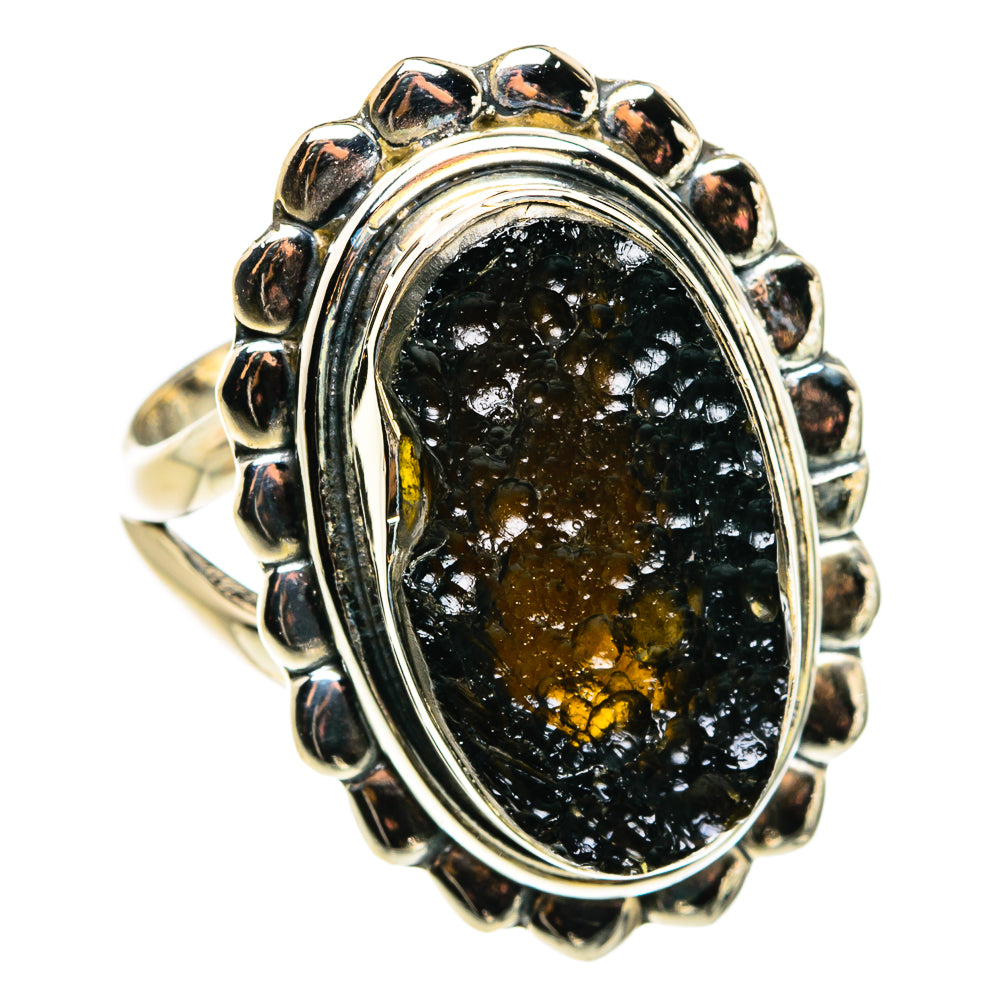 Tektite Rings handcrafted by Anasilvercos - RING79556