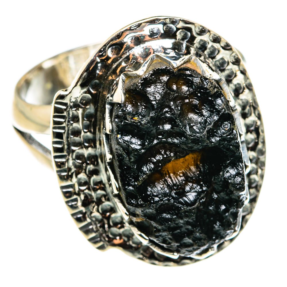Tektite Rings handcrafted by Anasilvercos - RING79559