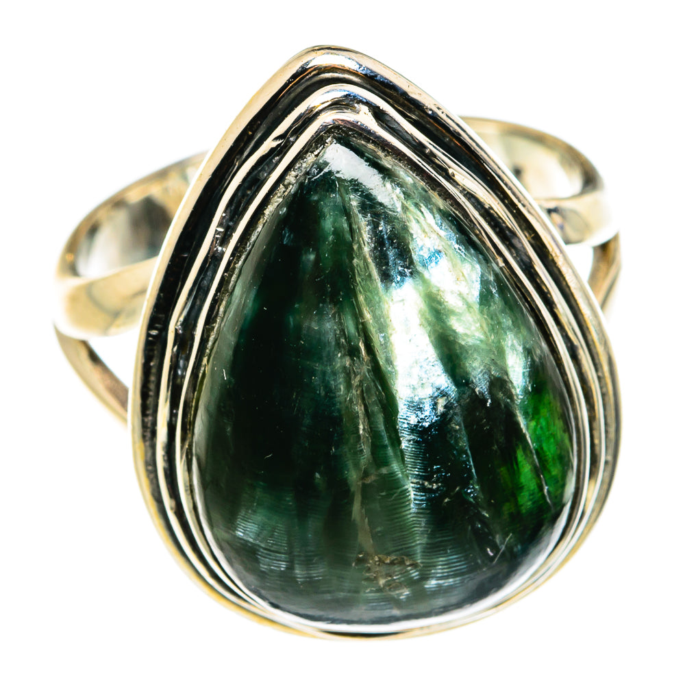 Seraphinite Rings handcrafted by Anasilvercos - RING79574