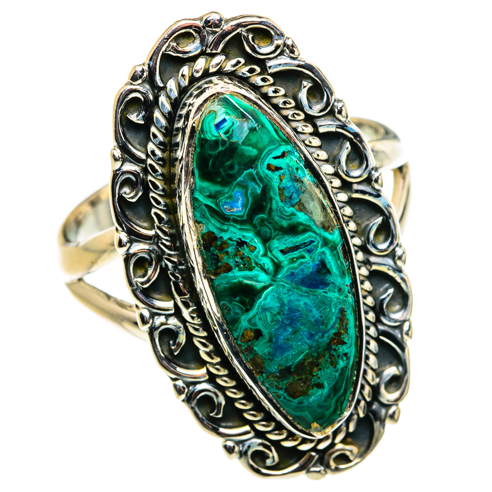 Chrysocolla Rings handcrafted by Anasilvercos - RING79575