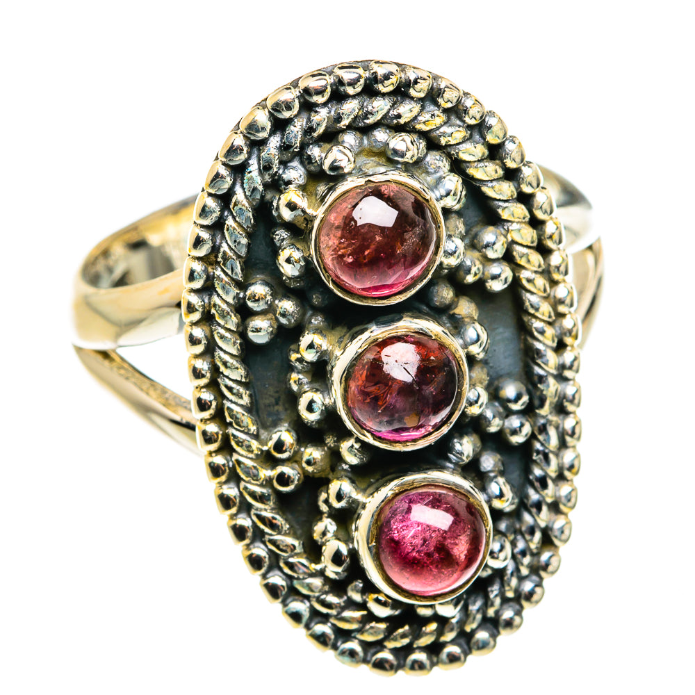 Pink Tourmaline Rings handcrafted by Anasilvercos - RING79580