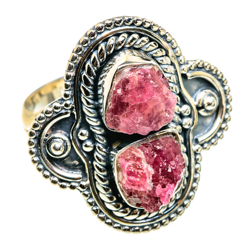 Pink Tourmaline Rings handcrafted by Anasilvercos - RING79581