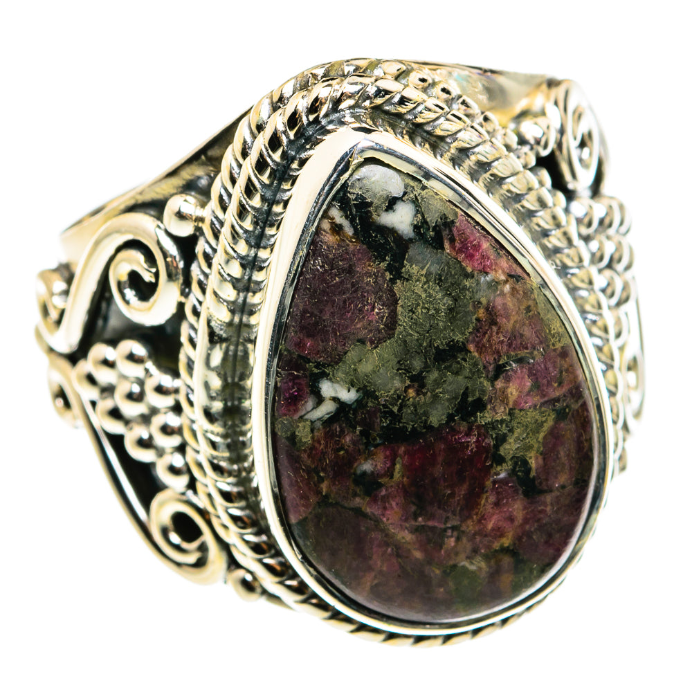 Russian Eudialyte Rings handcrafted by Anasilvercos - RING79585