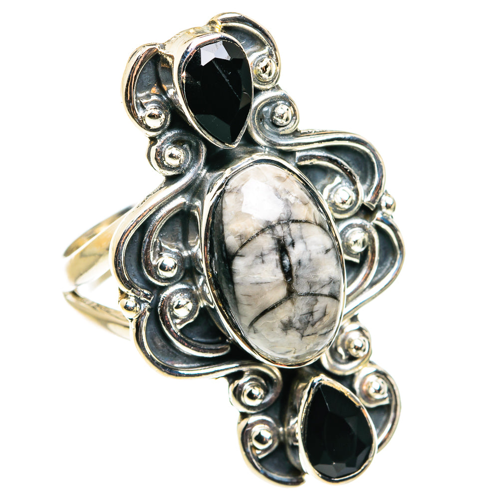 Orthoceras Fossil Rings handcrafted by Anasilvercos - RING79593