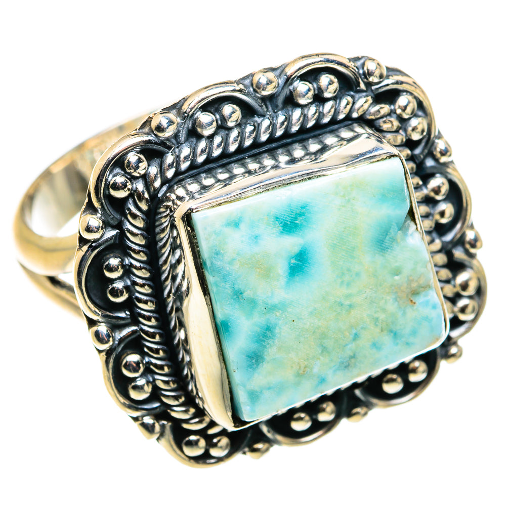 Larimar Rings handcrafted by Anasilvercos - RING79595