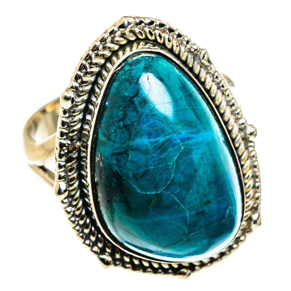 Chrysocolla Rings handcrafted by Anasilvercos - RING79599